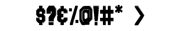 Hell Forge College Font OTHER CHARS