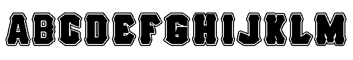 Hell Forge College Font UPPERCASE