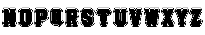 Hell Forge College Font UPPERCASE