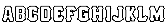 Hell Forge Outline FONT