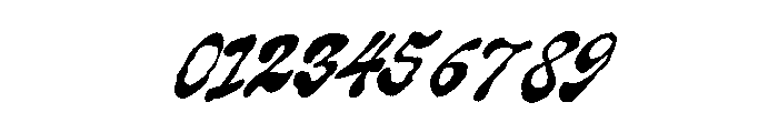 Hella Punk Slanted Font OTHER CHARS