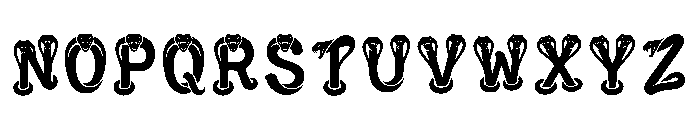 Helleb Regular Font UPPERCASE