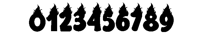 Hellfire Blaze Font OTHER CHARS