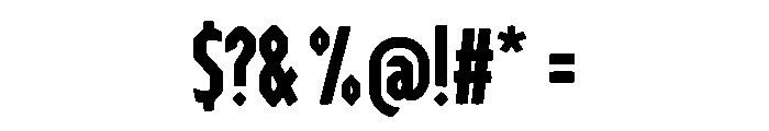 Hellforge Font OTHER CHARS