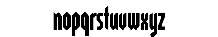 Hellforge Font LOWERCASE