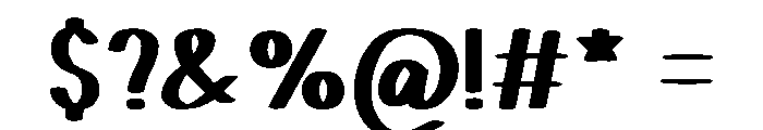 Hello Aprilia Font OTHER CHARS