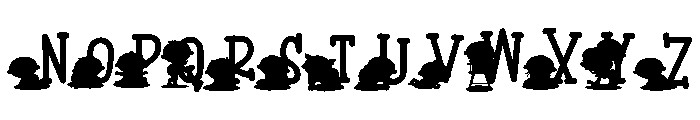 Hello Baby CF Font UPPERCASE