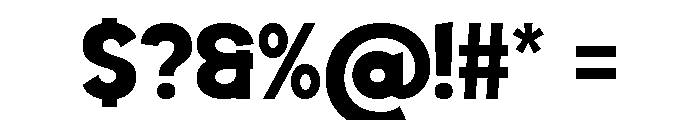 Hello Block Font OTHER CHARS