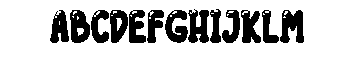 Hello Bubble Regular Font UPPERCASE