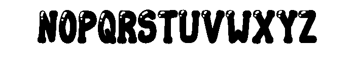 Hello Bubble Regular Font LOWERCASE