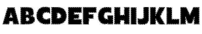 Hello Chunky Regular Font UPPERCASE