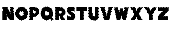 Hello Chunky Regular Font UPPERCASE
