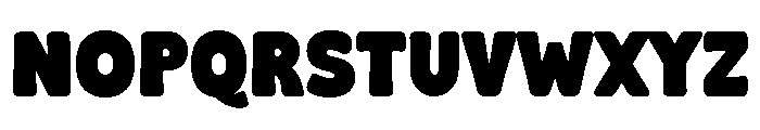 Hello Chunky Font UPPERCASE