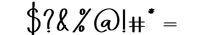 Hello Cowgirls Font OTHER CHARS