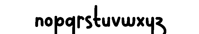 Hello Daylights Font LOWERCASE