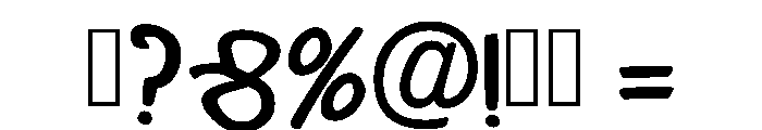 Hello Doodle Regular Font OTHER CHARS
