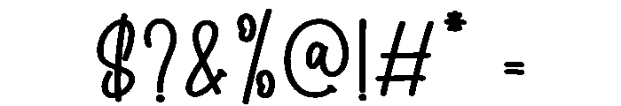 Hello Ducky Font OTHER CHARS