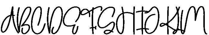 Hello Ducky Font UPPERCASE