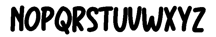 Hello Dudda Font UPPERCASE