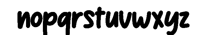 Hello Dudda Font LOWERCASE