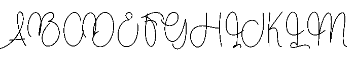 Hello Everybody Font UPPERCASE