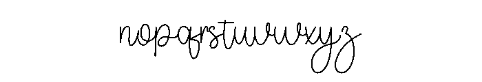 Hello Everybody Font LOWERCASE