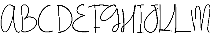 Hello Fairy Font UPPERCASE