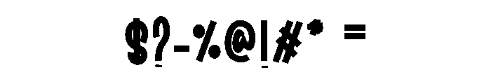 Hello Frame Font OTHER CHARS