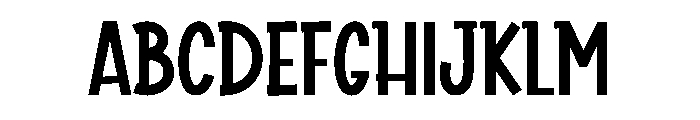 Hello Frame Font UPPERCASE