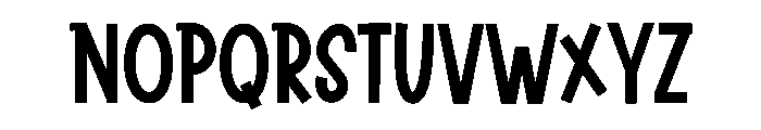 Hello Frame Font UPPERCASE