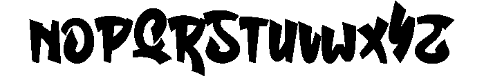 Hello Gank Font UPPERCASE