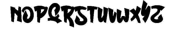 Hello Gank Font LOWERCASE