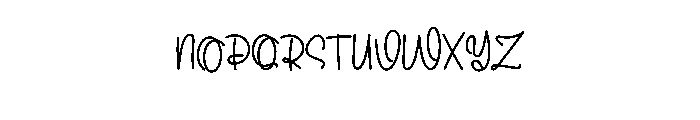 Hello Jellyfish Font UPPERCASE