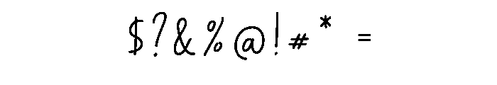 Hello Julio Font OTHER CHARS