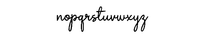 Hello Julio Font LOWERCASE