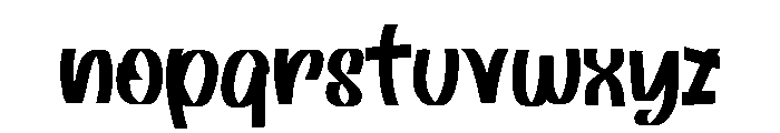 Hello Lazy Font LOWERCASE