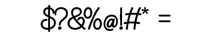 Hello Magicaly Script Font OTHER CHARS