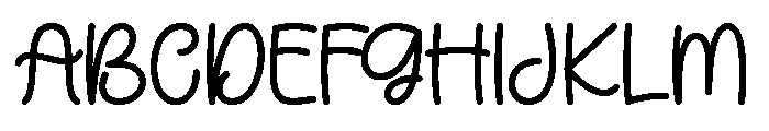 Hello Magicaly Script Font UPPERCASE