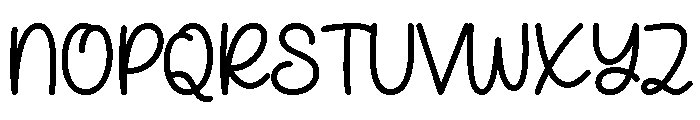 Hello Magicaly Script Font UPPERCASE