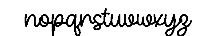 Hello Magicaly Script Font LOWERCASE