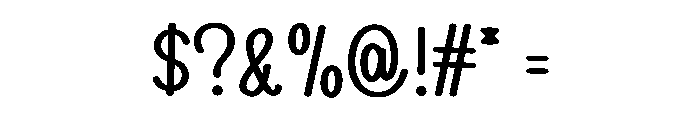 Hello Mickey Font OTHER CHARS