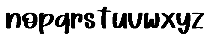 Hello Mommy Regular Font LOWERCASE