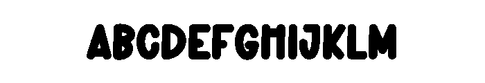 Hello Ocean Font UPPERCASE