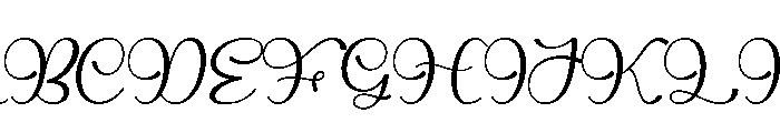 Hello Scriptmas Script Font UPPERCASE