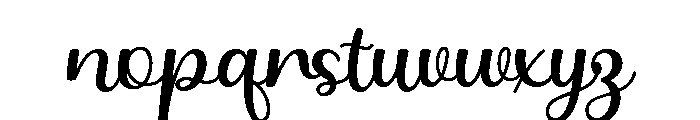 Hello Scriptmas Script Font LOWERCASE
