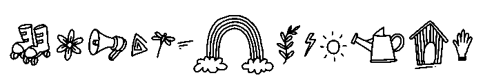 Hello Spring Doodle FONT