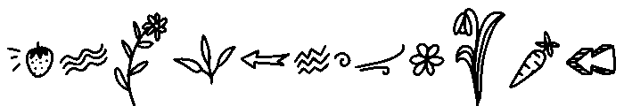 Hello Spring Doodle Font LOWERCASE
