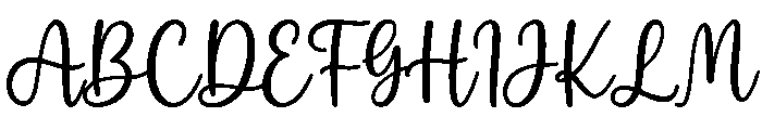 Hello Twinkle Font UPPERCASE