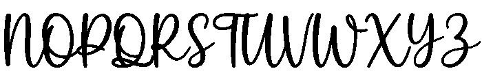 Hello Twinkle Font UPPERCASE