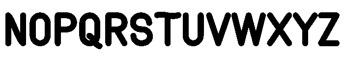 Hello Winter Bold Font LOWERCASE